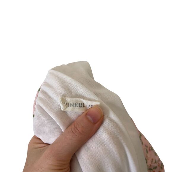 Pinkblush Pink Floral Off the Shoulder Midi Dress Women’s Maternity Small - Picture 7 of 7